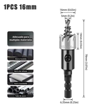 Set Premium de Brocas™ y Sierras HSS — Precisión industrial para tu taller