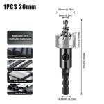 Set Premium de Brocas™ y Sierras HSS — Precisión industrial para tu taller